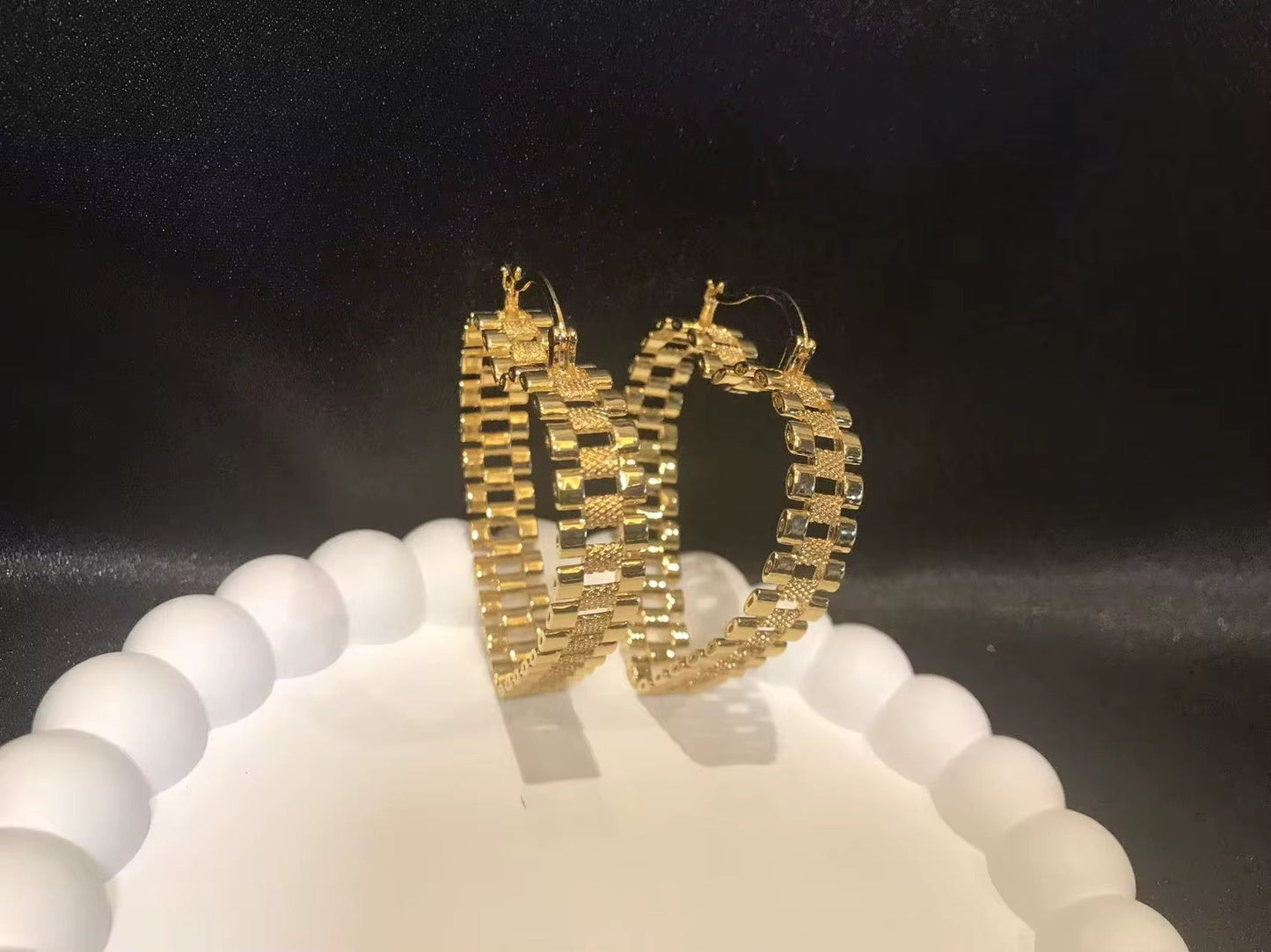 Rollie Heart Earrings The Pynk Plug