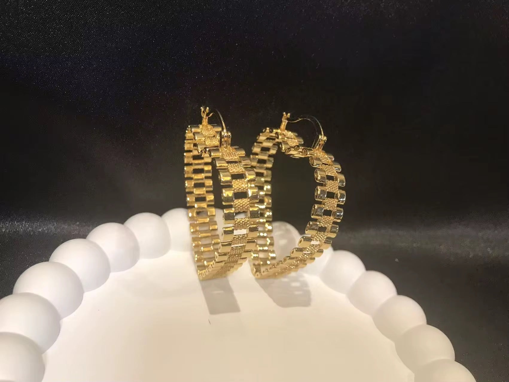 Rollie Heart Earrings The Pynk Plug