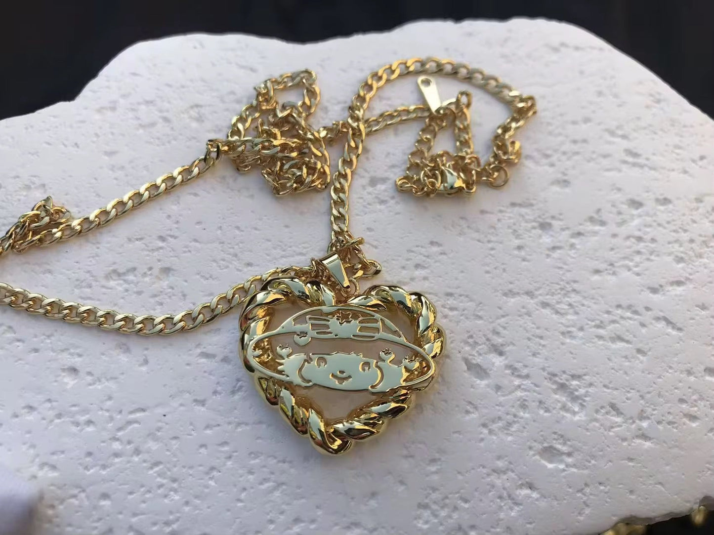 Strawberry Shortcake Heart Pendant The Pynk Plug