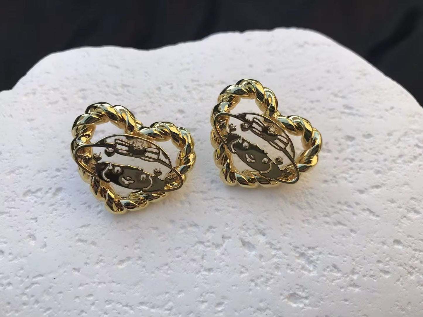 Strawberry Shortcake Heart Earrings The Pynk Plug