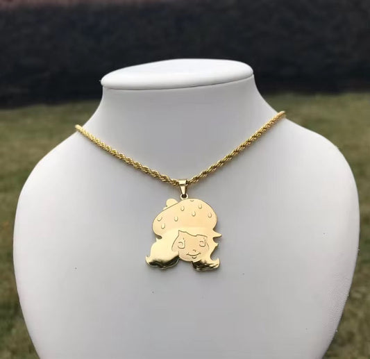 Custom Strawberry Shortcake Pendant The Pynk Plug