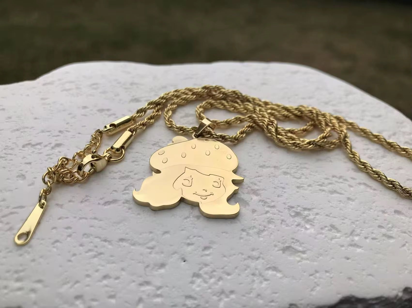 Custom Strawberry Shortcake Pendant The Pynk Plug