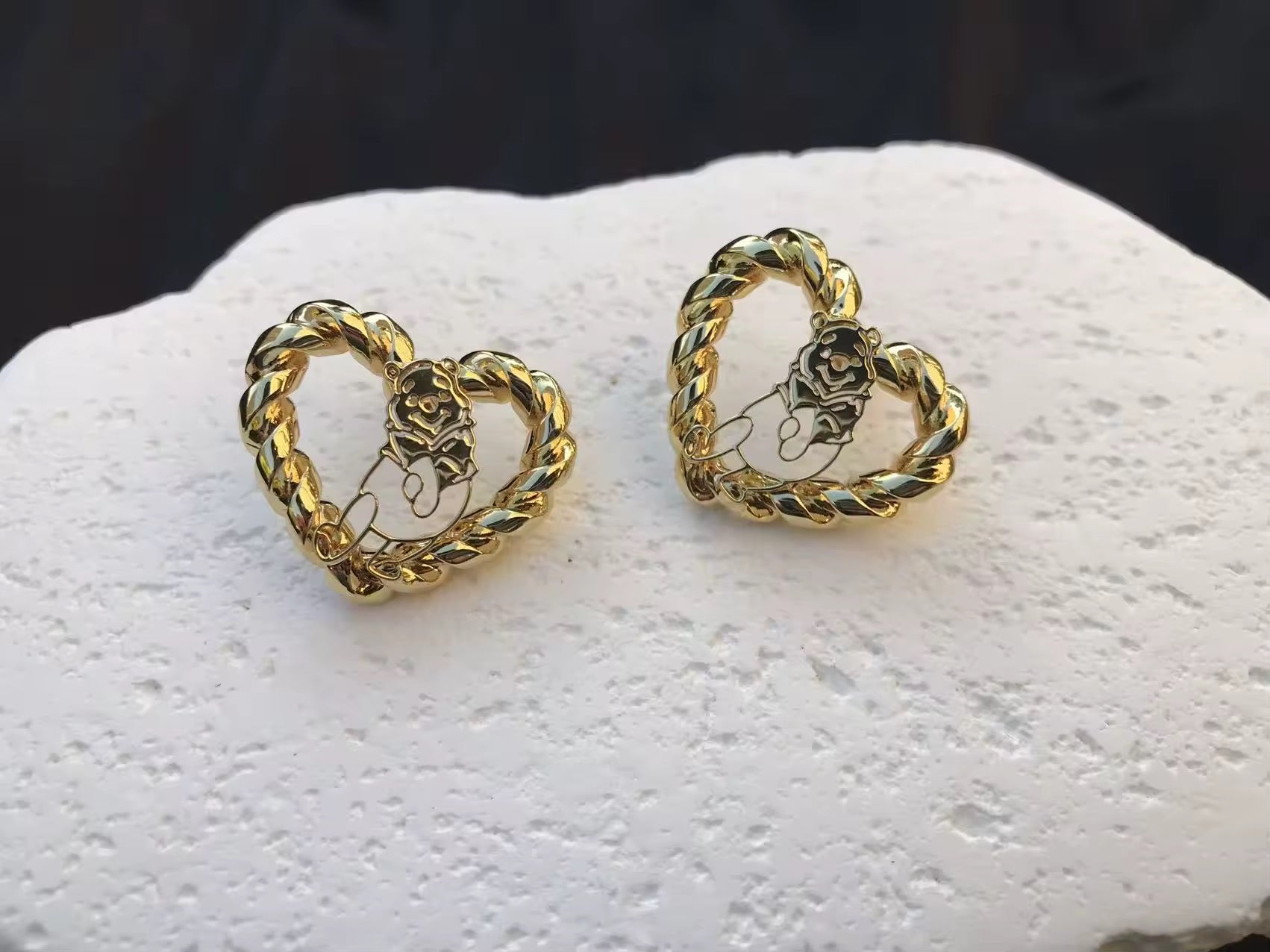 Custom Winnie the Pooh Earrings The Pynk Plug