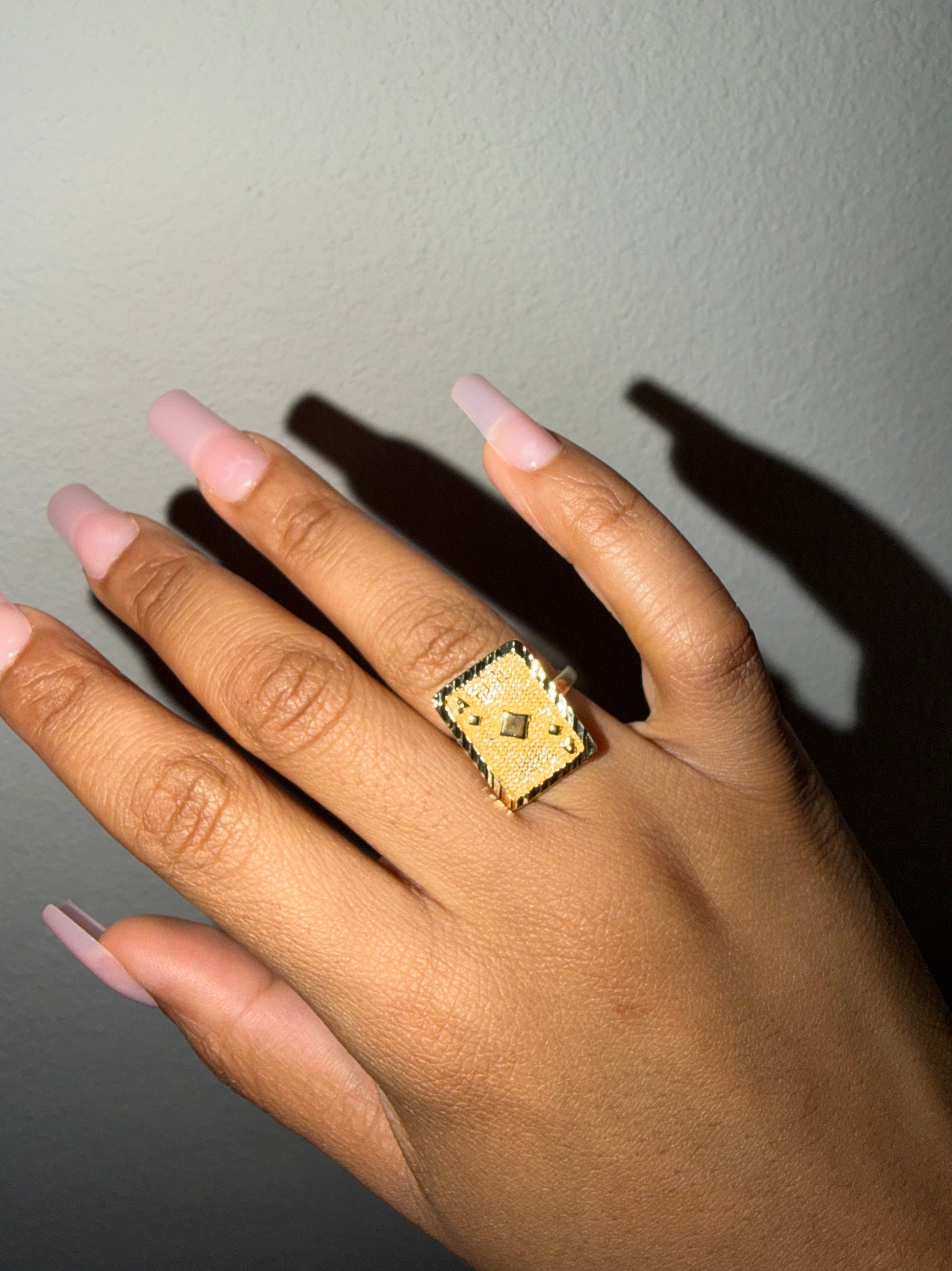 Ace of Diamonds Ring The Pynk Plug