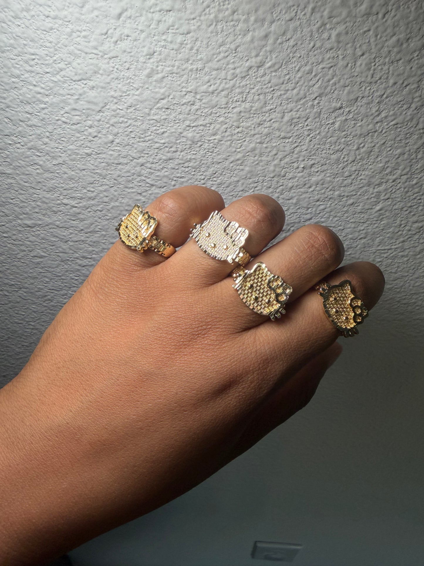Small HK Face Ring (Rolex Band)