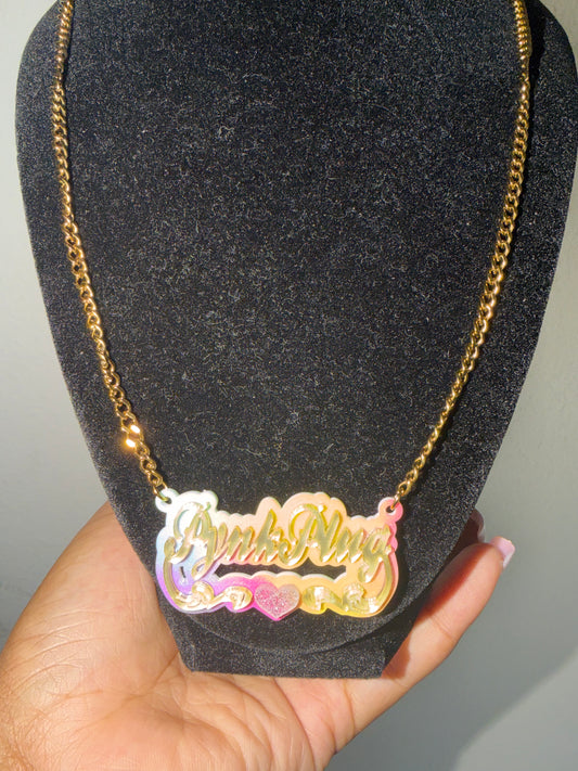 Colorful Nameplate (Custom)