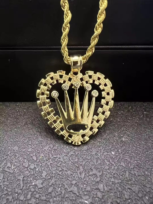 Crown Rolex Necklace