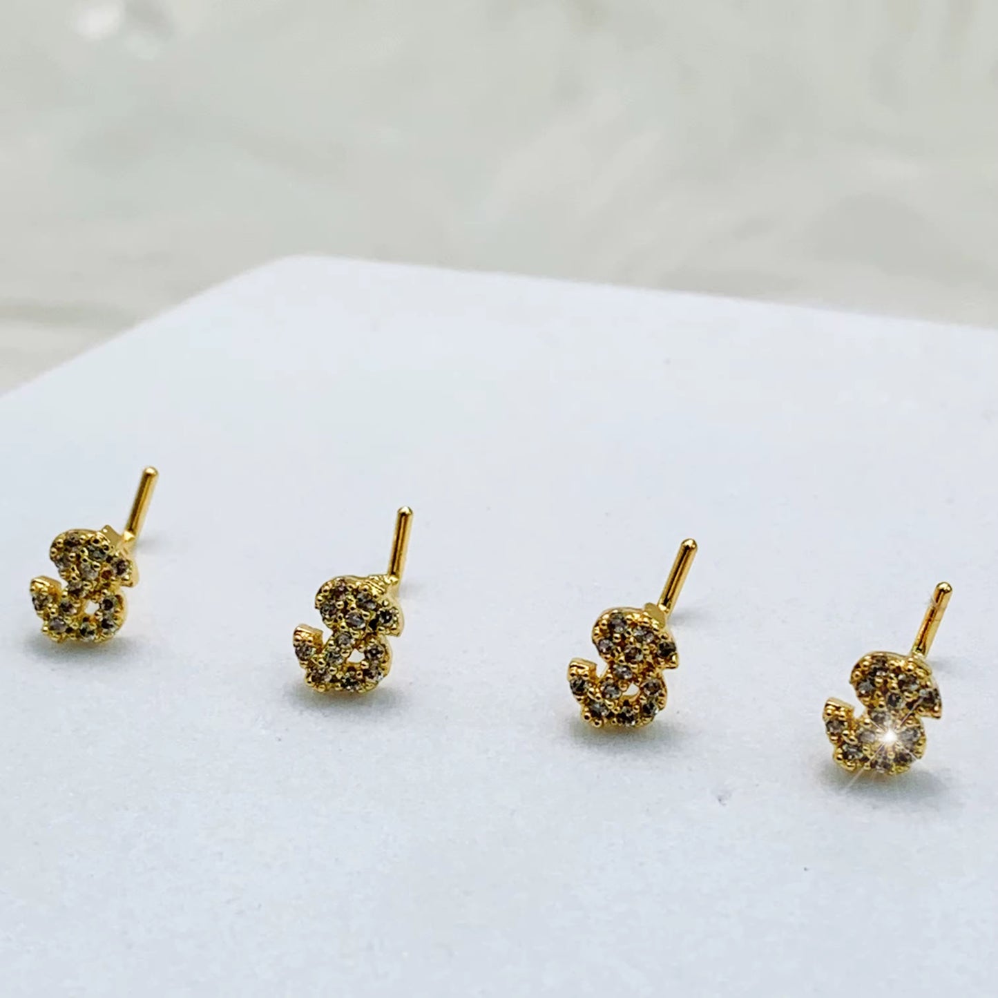 Dollar Sign Nose Stud