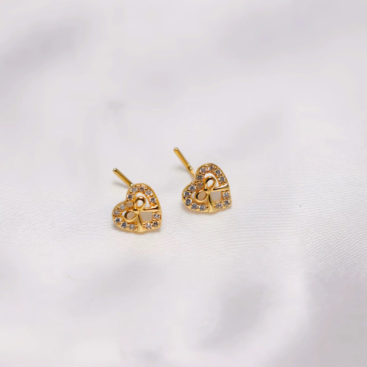 Heart Bow Nose Stud