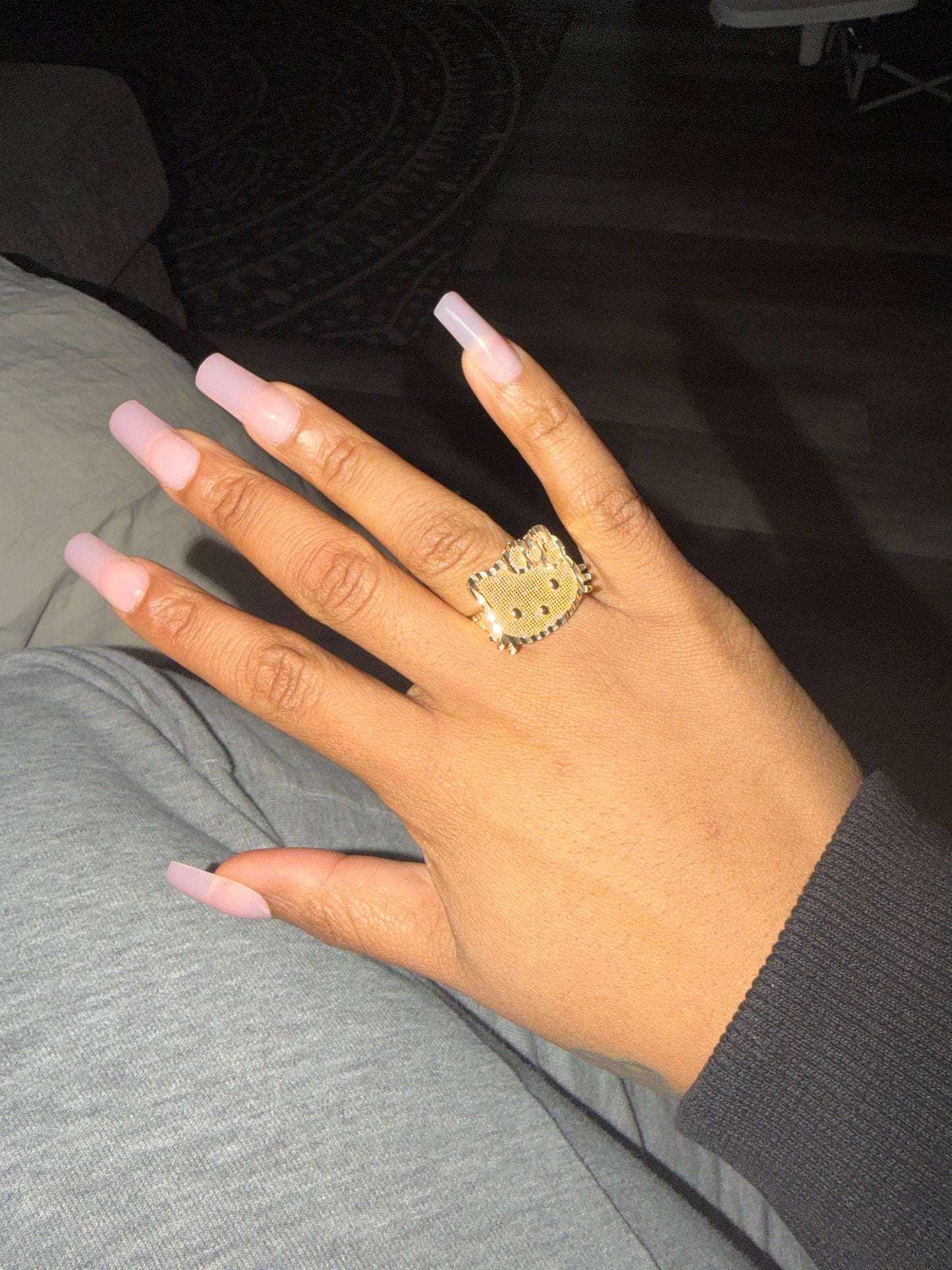 HK Large Face Ring The Pynk Plug