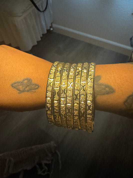 14k Gold Filled Bangles (12 Pack)