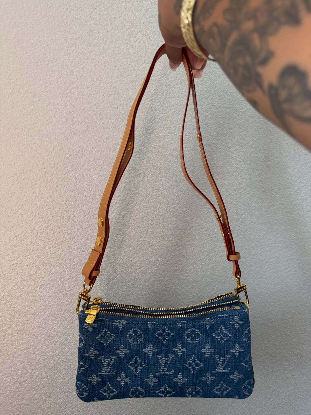 Denim LV Bag (On Hand)
