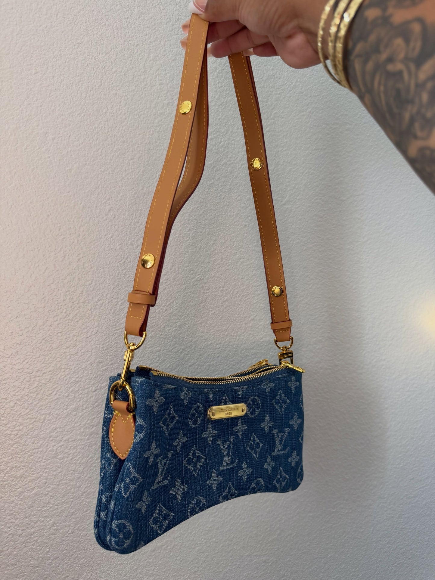 Denim LV Bag (On Hand)